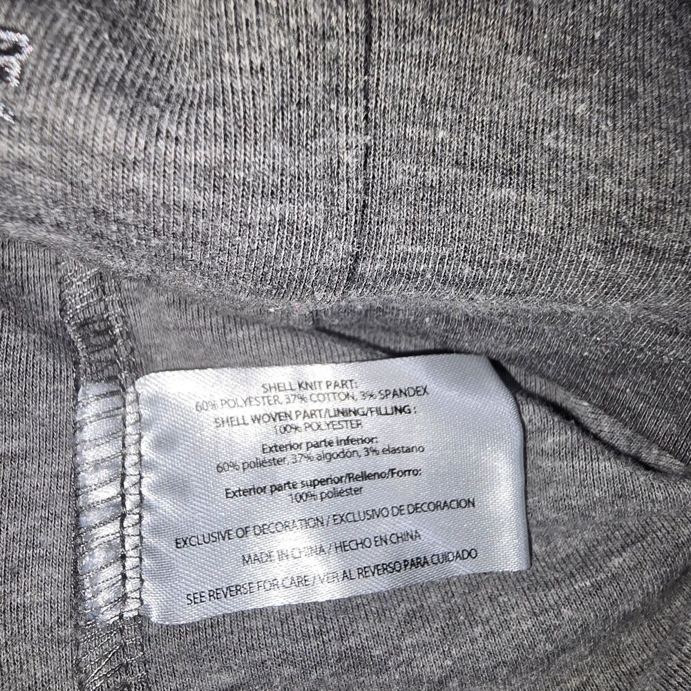 Eddie Bauer Pullover 3/4 Zip Up Light Gray & Black - Size XL - Picture 3 of 5